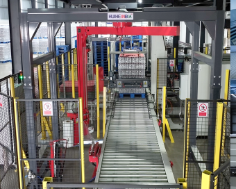 Auto Palletizer and Stretch Wrapping